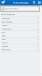 Mobile Screenshot of mrarmysurplus.com